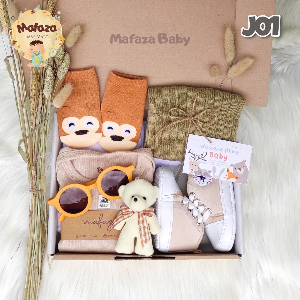 MAFAZABABY Hampers Bayi Baby Hampers Kado Lahiran Bayi Newborn Baby Gift Set Laki-laki perempuan Ham