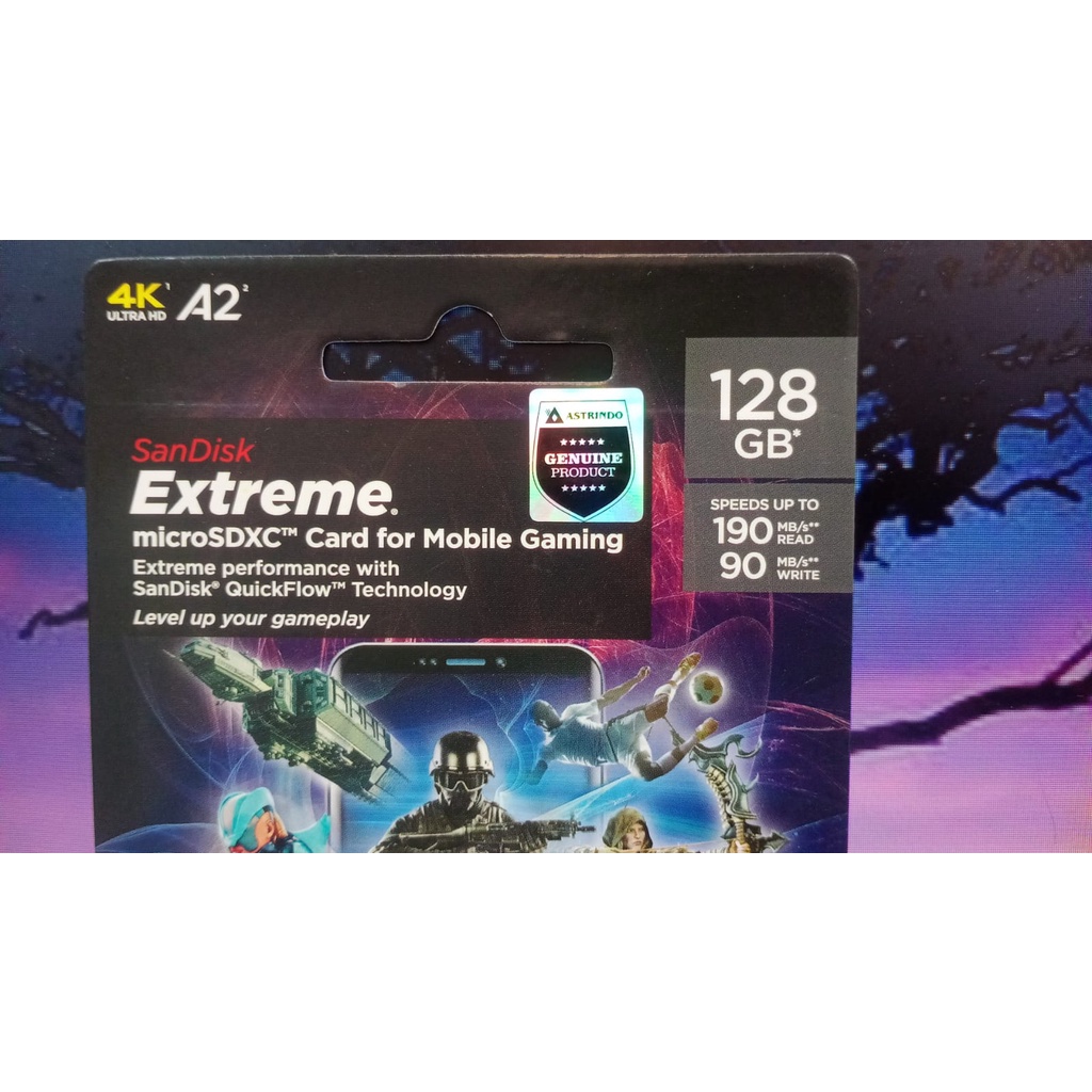 SanDisk Extreme 128GB A2 160MB/s MicroSD Card