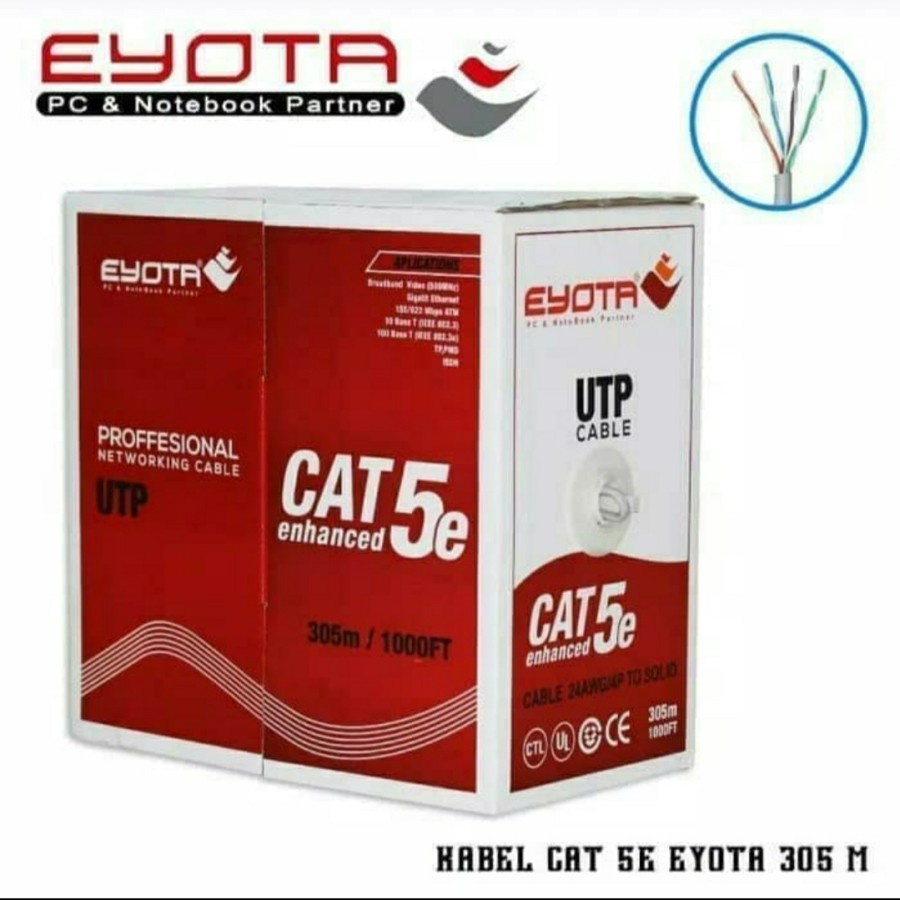 Cable Lan Cat5 Eyota 305m (Kabel Lan - Utp Eyota)