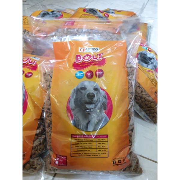 BOLT DOG Makanan Anjing / Dog Food Beef