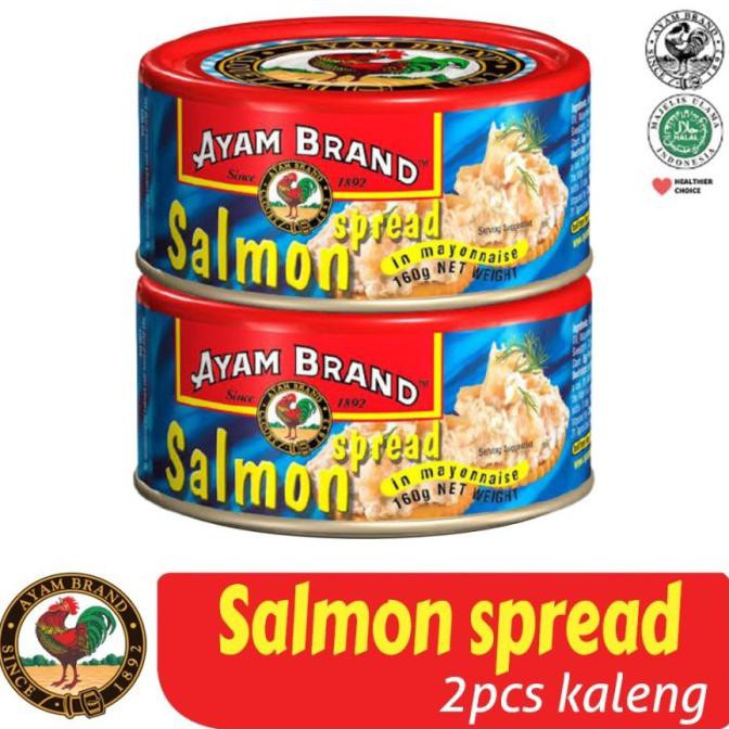 

Promo Ikan Salmon Kaleng Spread Ayam Brand 170Gr Isi 2 Pcs