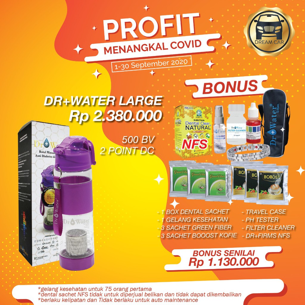 Botol Minum Terapi Anti Diabetes Dan Kanker Dr Water ( Dijamin ORI )
