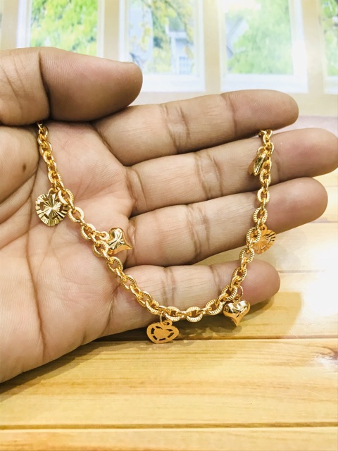 Gelang tangan wanita // gelang jurai jurai // gelang replika emas // gelang tangan 02