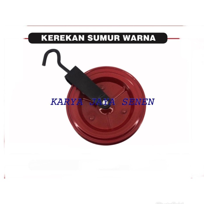 KATROL- KATROL KEREKAN BESI TUKANG BANGUNAN RODA TIMBA SUMUR EMBER BARANG 6" -KATROL.