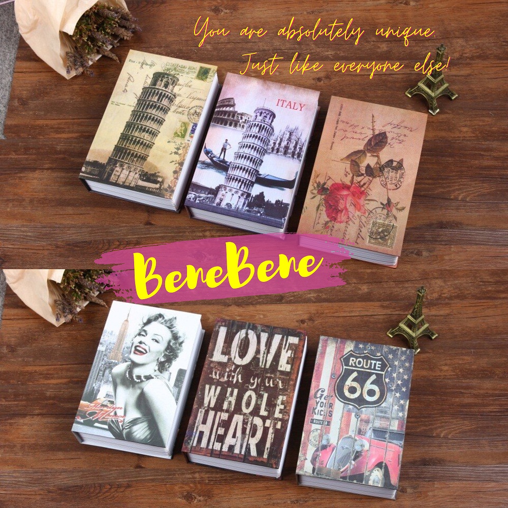 Brankas Kotak Penyimpanan Model Buku Motif Size L