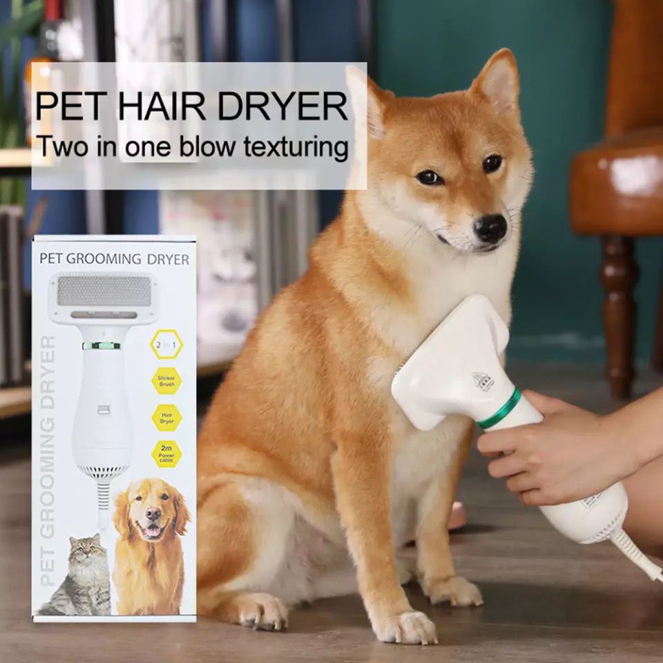 Pet Grooming Dryer Pengering Bulu Anjing Kucing Sisir Dan Blower 2 in 1 Hair Dryer Hewan Peliharaan