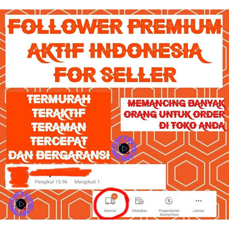 Jual Jual Followers Aktif Indonesia Real Follower Pengikut Bergaransi ...