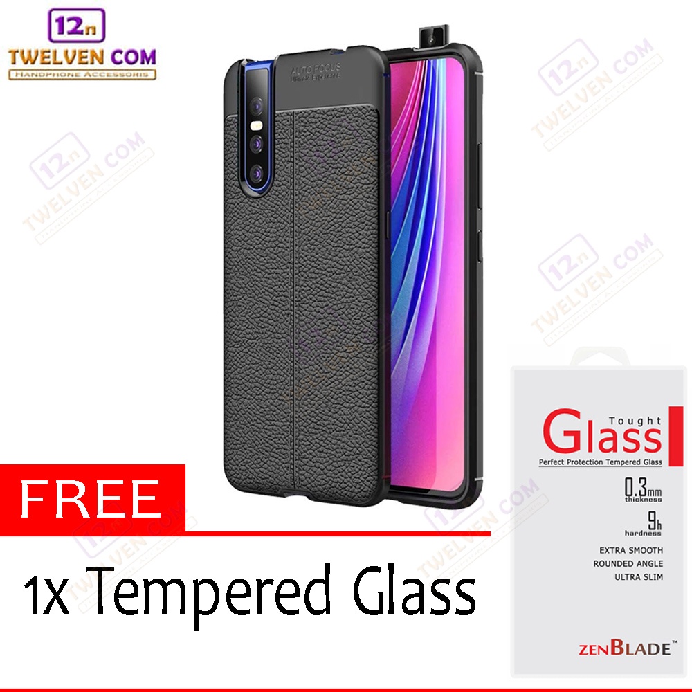 [FLASH SALE] Case Auto Focus Softcase Vivo V15 - Free Tempered Glass