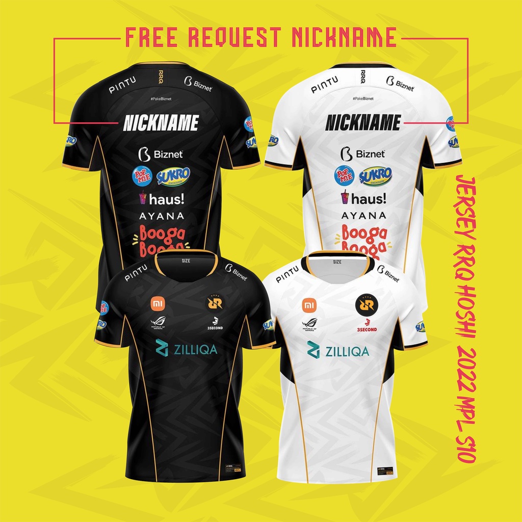 JERSEY RRQ 2022 MPL S10 (Free nickname)