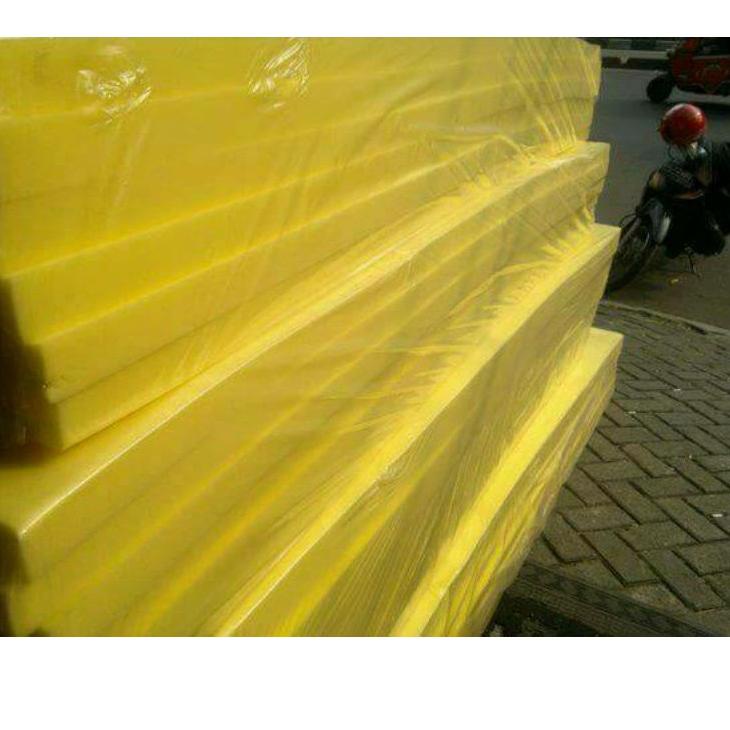 Super Promo F6YGM Busa Lembaran Tebal 5cm 150x200cm Busa Surpet/Kasur Sofa Jok Kursi Yellow/Kuning M