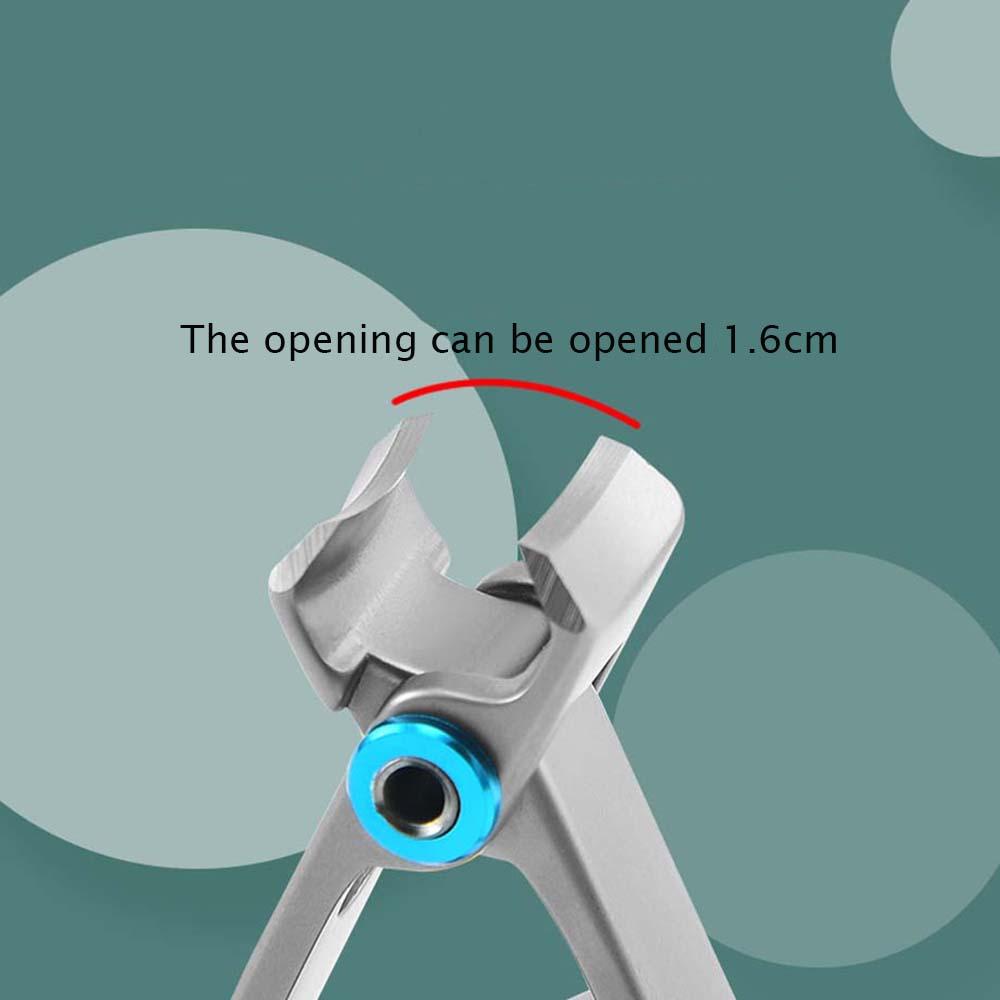 Needway   Manicure Cutters Stainless Steel Anti-Percikan Pemotong Kuku Penghilang Kulit Mati