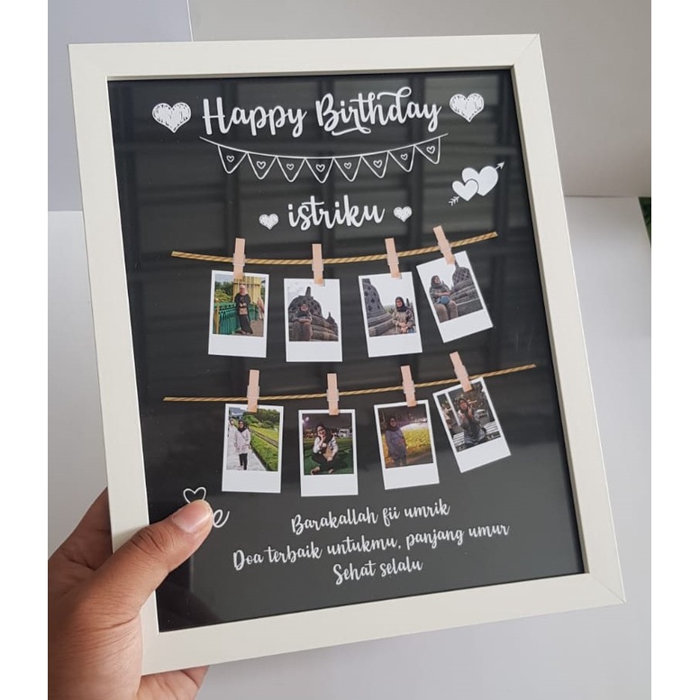 Kado Ucapan / Foto Ucapan Ulang Tahun / Gift Foto / Foto Ucapan Wisuda Custom
