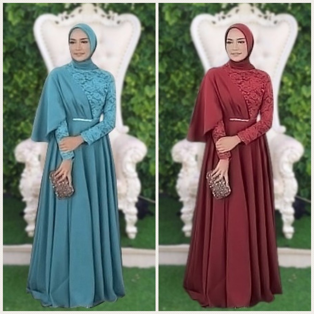 MAXY DRESS BROKAT | CAPE BROKAT - YUNIA
