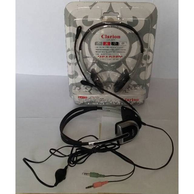 Headphone Microphone Gaming Clarion Type EM-970