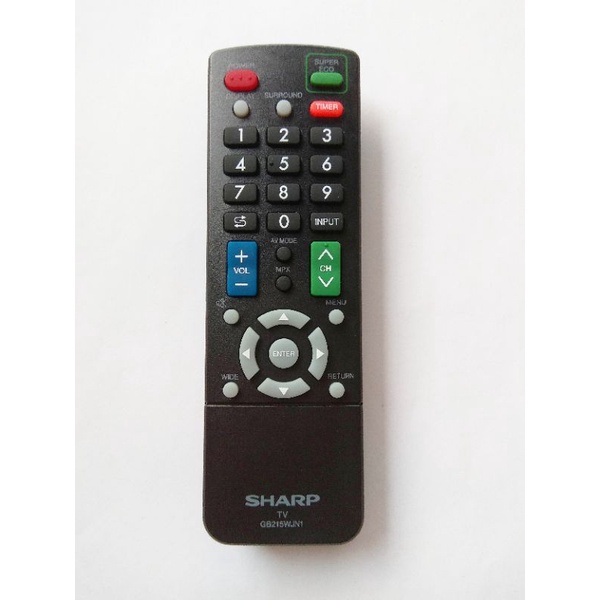 REMOT REMOTE TV LCD LED SHARP AQUOS GB215WJN1 ORI ORIGINAL ASLI