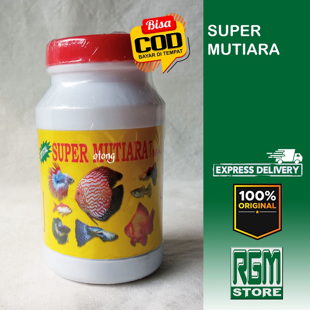 SUPER MUTIARA TROPICAL makanan pakan ikan kecil hias guppy tetra