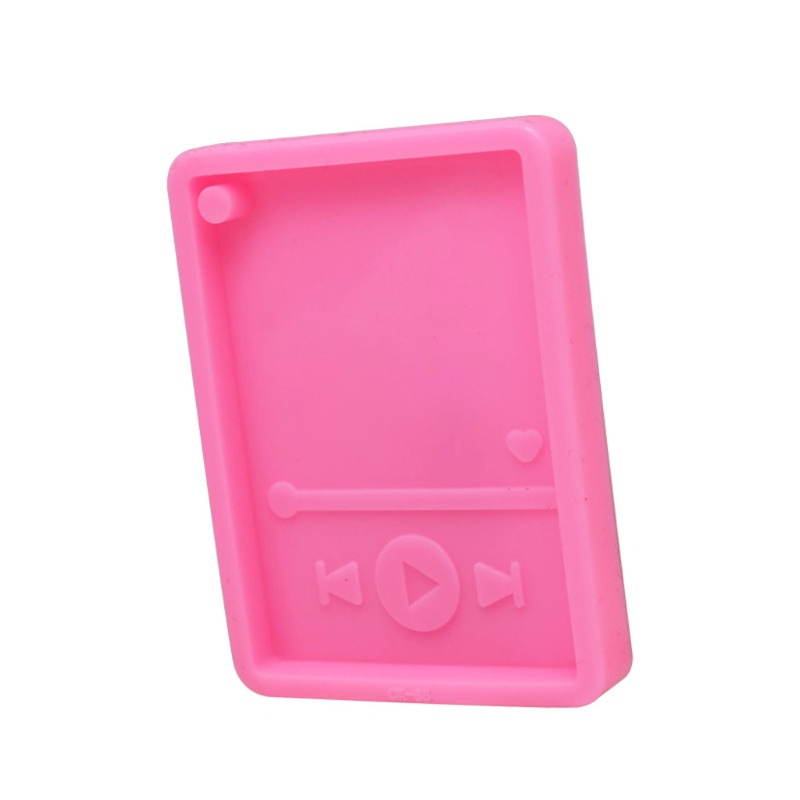 SIY  Music MP3 Player Keychain Silicone Mold Musical Pendant Mold Jewelry Making Tool