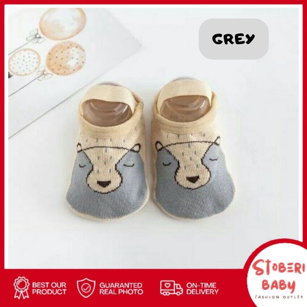 PUNCAK 3.3 stoberi baby -  KOREAN PETS Kaos Kaki Bayi Anak Laki Laki Perempuan Import Berkualitas newborn - 12 Bulan