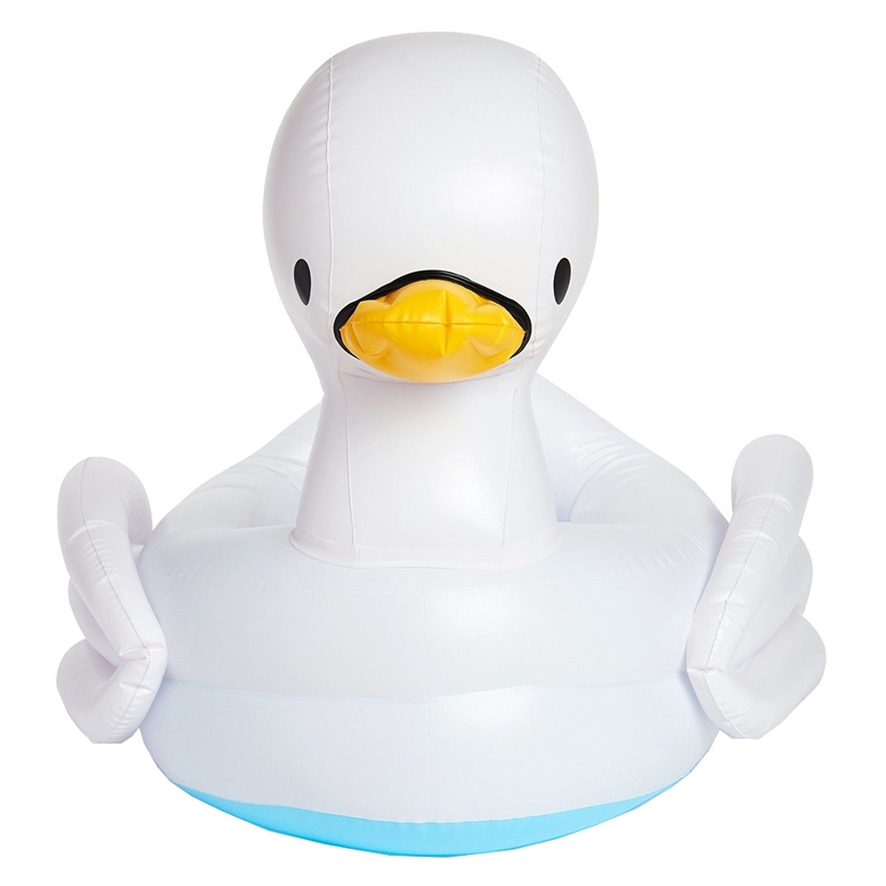 Baby Grow Inflatable Safety White Swan Tub Bebek Kolam Mandi Karet Anak Tempat Mandi Bayi Baru Lahir