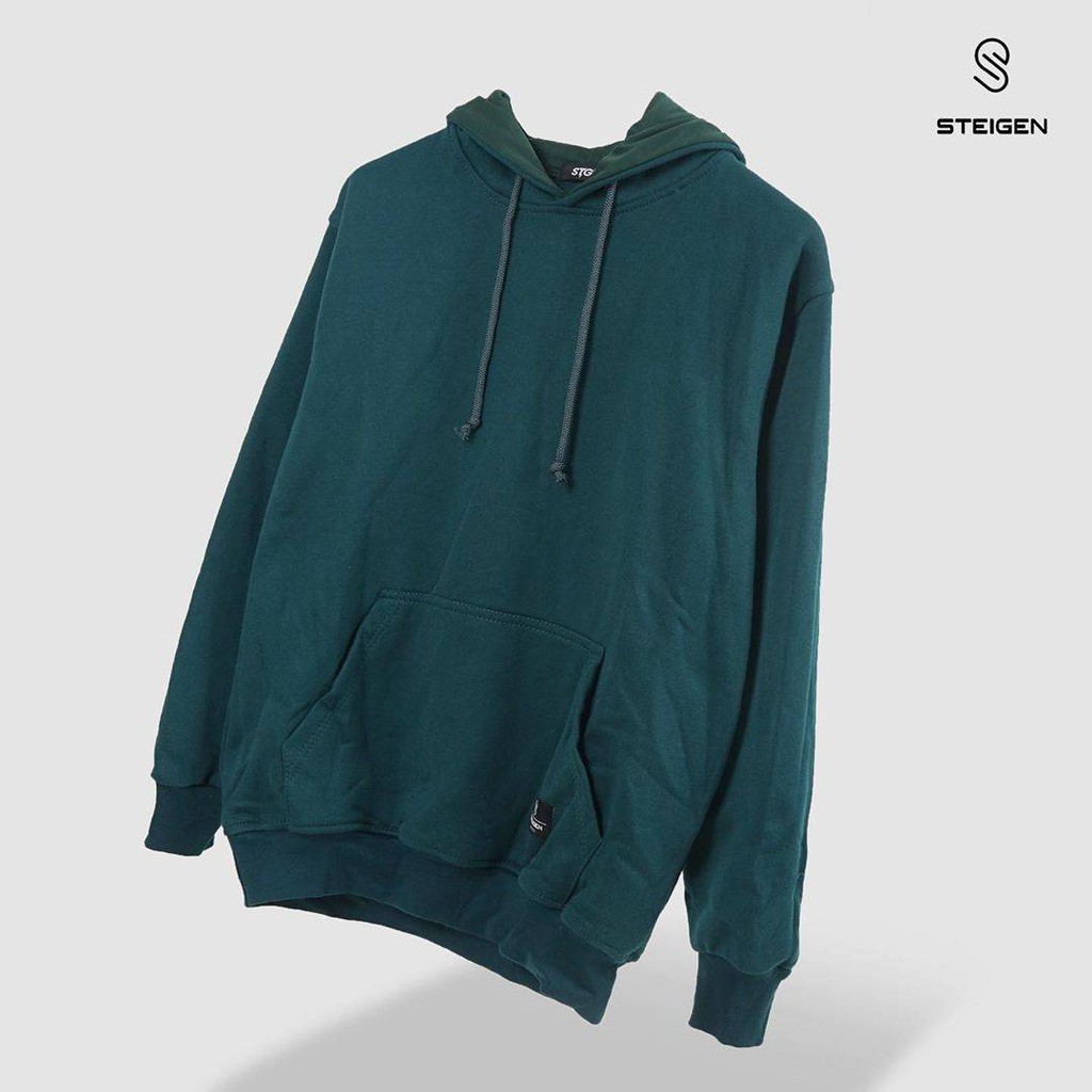 Sweater Hoodie Pria Wanita Polos Old Green Tosca