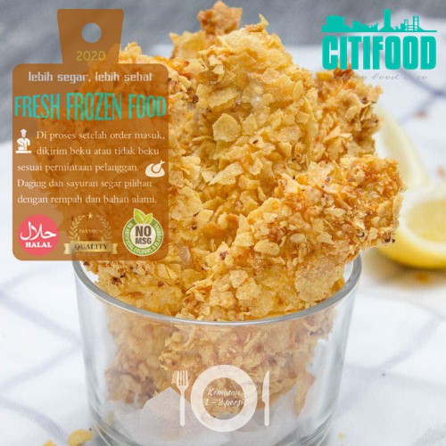 

Cornflakes Chicken Strips | Strip Ayam Cornflakes | Frozen