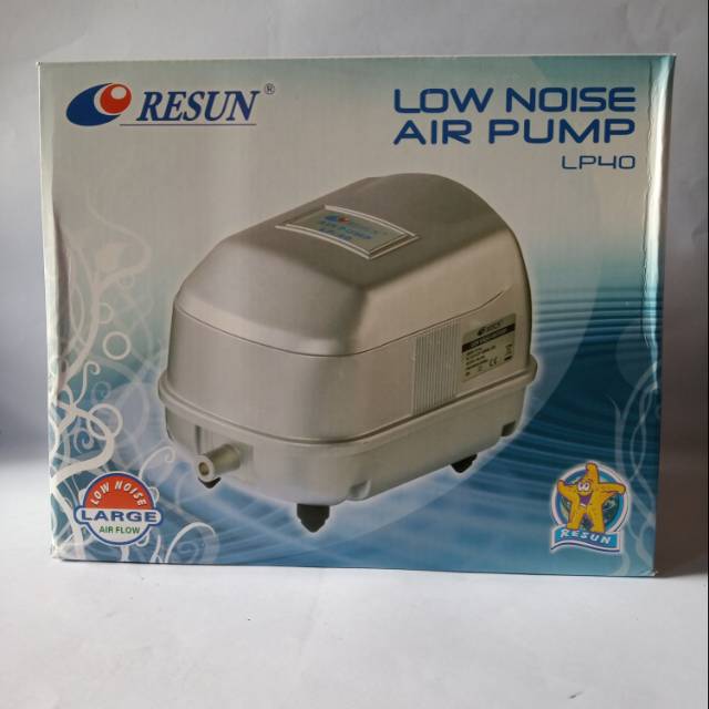 Pompa Aerator Airpump Resun LP 40 Pompa gelembung kolam Breeding, Bioflox Aquarium dll