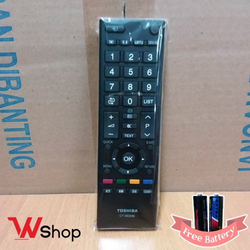 Remote Tv - Remot Tv Lcd/Led Toshiba Regza - Original - Television Remote A