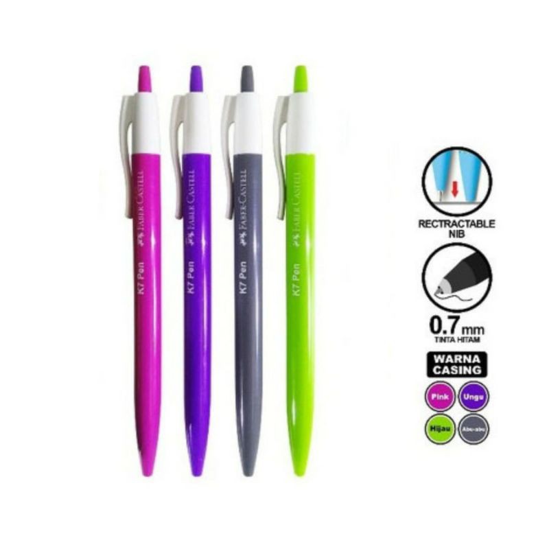

pulpen faber castell/ pulpen tinta hitam/ pulpen faber castell murah/ pulpen kerja/ pulpen sekolah