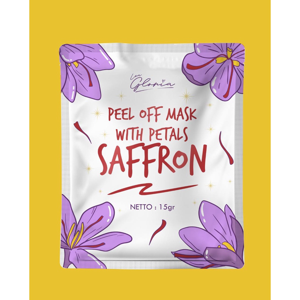 BPOM✅ Peel Off Mask Petals By Lea Gloria 15gr