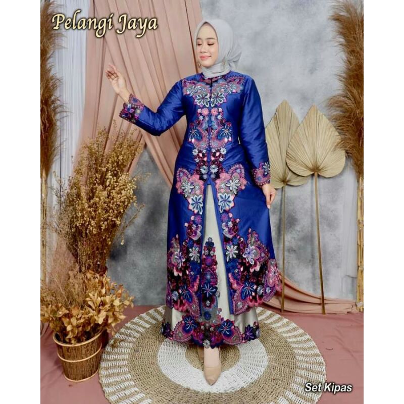 KEBAYA TAPETA KOMBINASI BORDIR/KEBAYA PESTA/KEBAYA MODERN