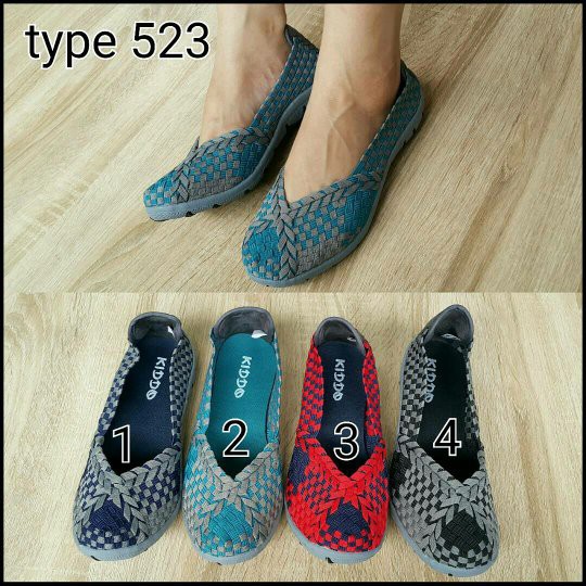 SEPATU RAJUT SEPATU ANYAM WANITA ORIGINAL KIDDO