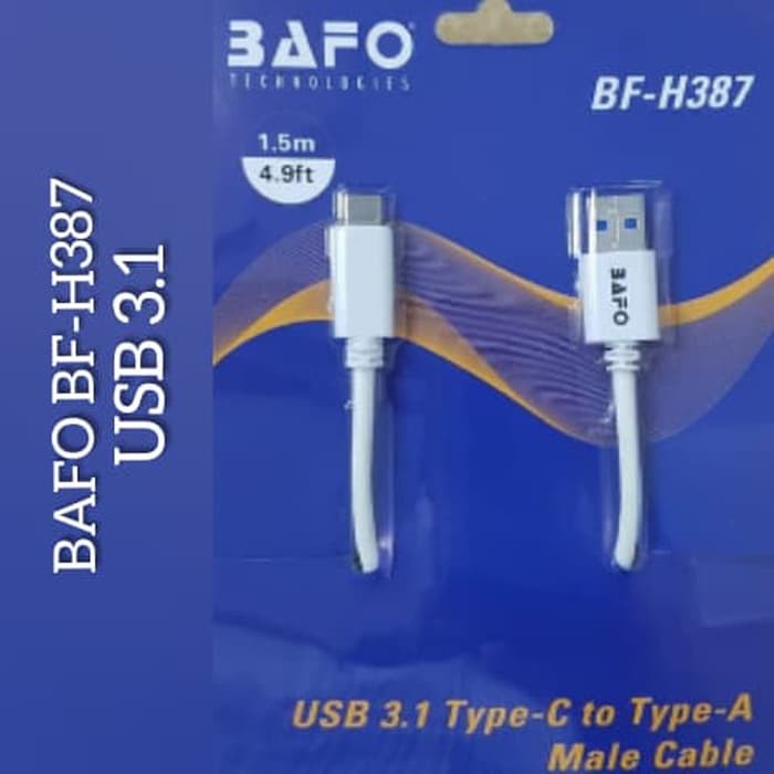 Bafo BF-H387 USB 3.1 Type-C to Type-A Male Cable