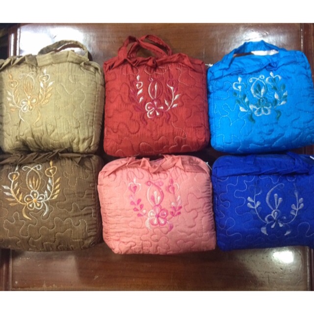 Mukena Parasit Bordir Dewasa Atas Bawah (tas kotak)