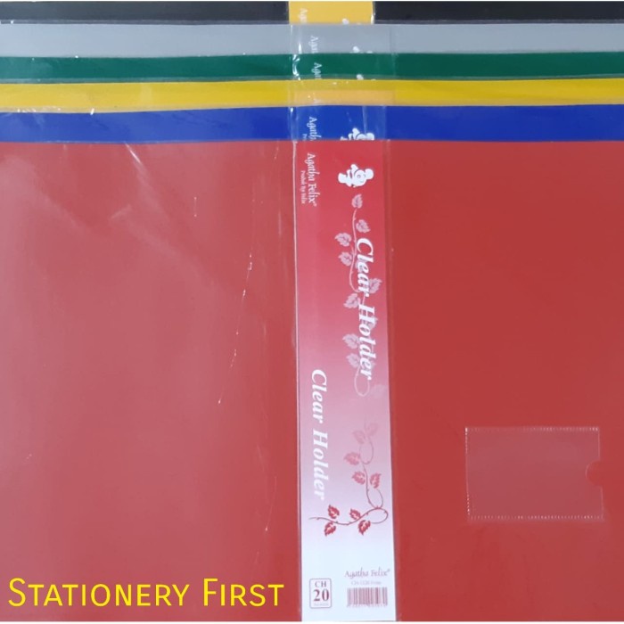 Clear Holder/ Display Book Felix F4 (Folio) 20 Lembar