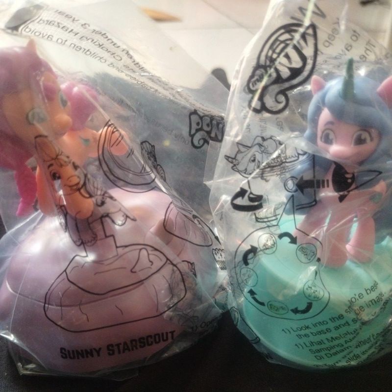 Mainan KFC kuda pony Little Pony