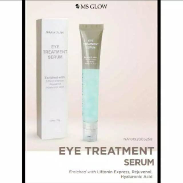 ms glow eye serum