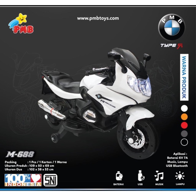 Motor aki anak PMB M 688 Ninja GP