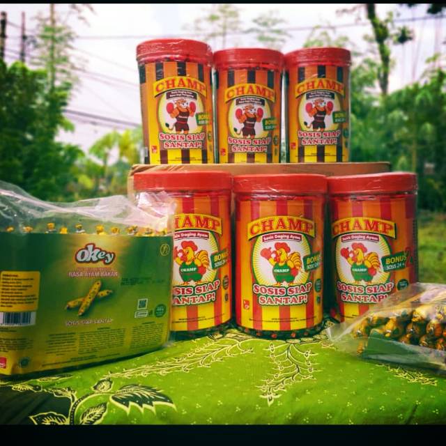 [AGEN] Sosis Champ Okey Siap Makan Ayam/Sapi