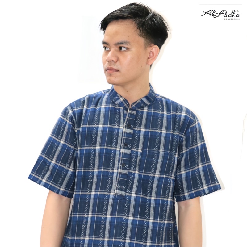 AL FADLA X M G R - Koko Kurta Flanel Casual Muslim Pria