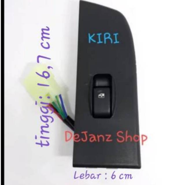 Anak Switch Saklar Power Window Kijang Kapsul 1997. Anakan Saklar Jendela. Ada Kanan Dan Kiri