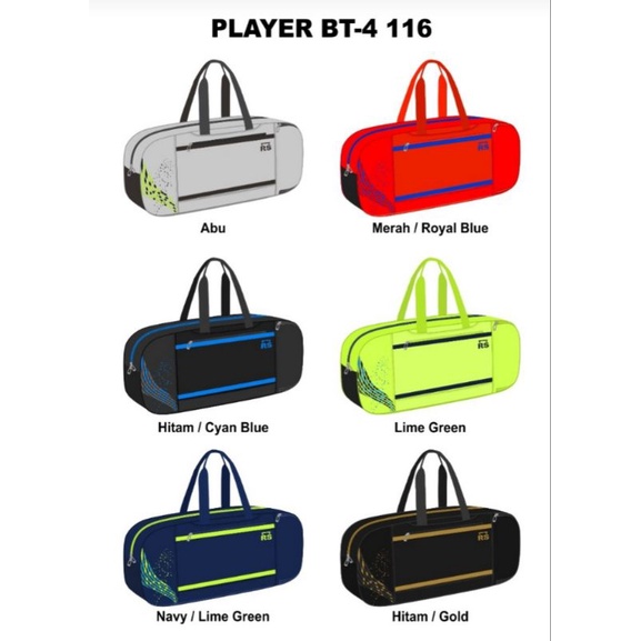 Tas badminton rs bt 4 player 115 116 original