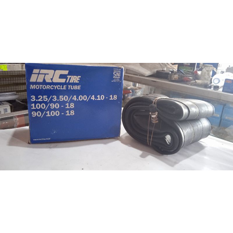 Ban Dalam Motor Ring 18Merk IRC Ukuran 325/350/400/410-18(100/90-18, 90/100-18)