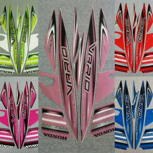 Striping Sticker motor Honda Vario 110 CW 2008