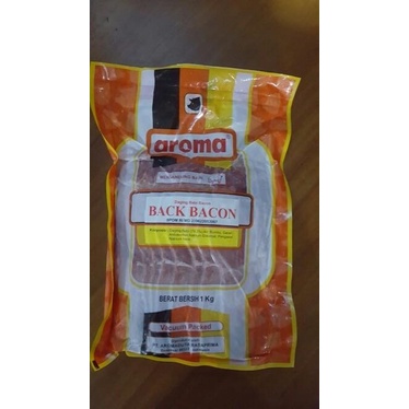 

Makanan Beku | Pork Back Bacon Aroma (1Kg Perpak)