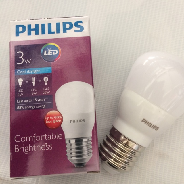 Philips led 3w / Philips led 3 watt / Philips led 6500k / Philips led putih