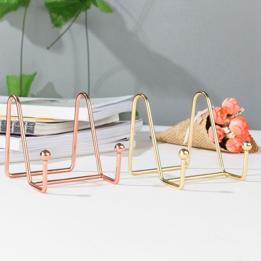 Nickolas1 Display Stand Art Easel Photo Bowl Rak Penyimpanan Piring Bingkai Foto Berdiri