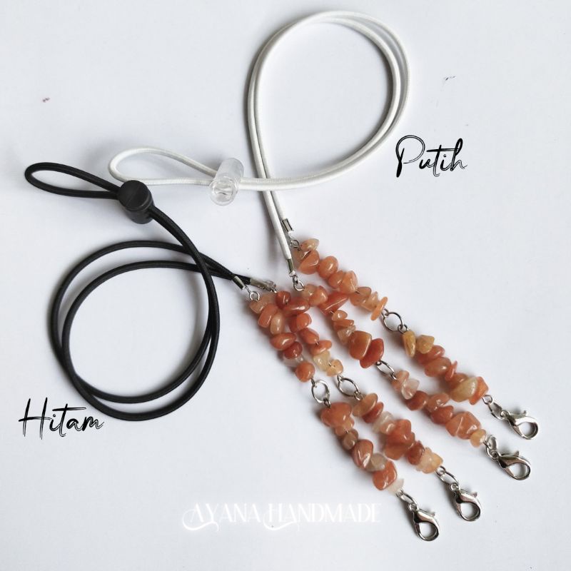 [STRAP MASK MURAH] Kalung dan Konektor masker kain / duckbil 2in1 dengan stopper