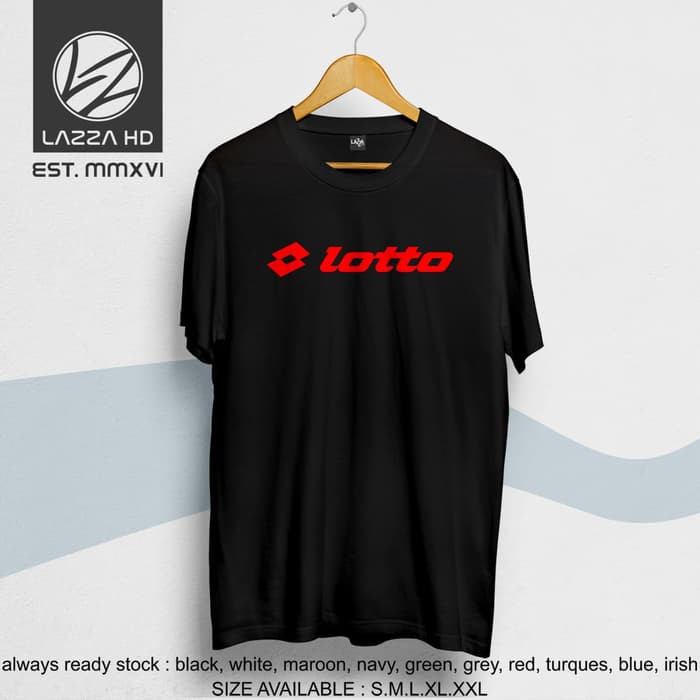 Kaos Tshirt Lotto Logo Terlaris -laksana cloth