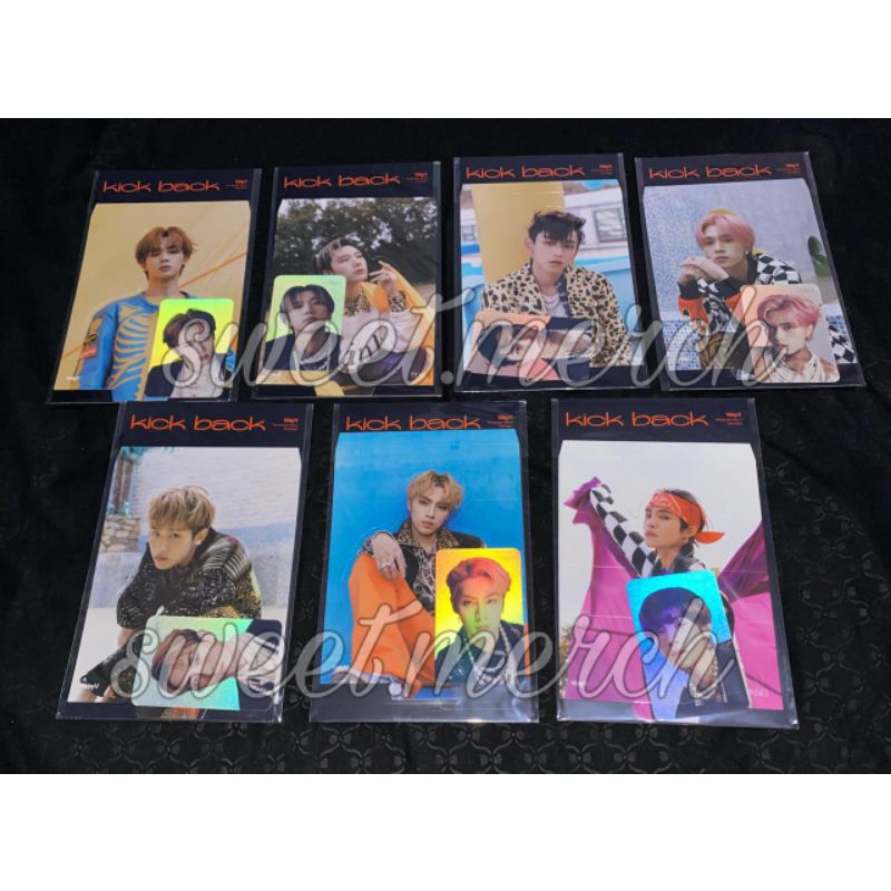 WAYV KICK BACK MD HOLOGRAM STANDEE HOLO PHOTOCARD SET KUN TEN LUCAS HENDERY XIAOJUN WINWIN YANGYANG