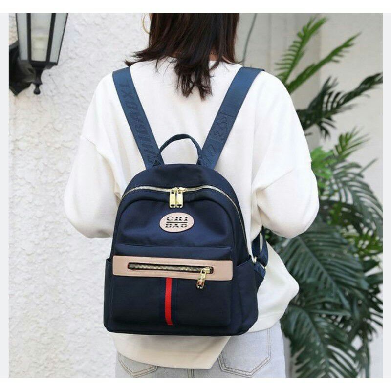 ORIGINAL Tas Ransel CHIBAO Wanita Import KOREA Tebal Anti Air Best Seller Terbaru